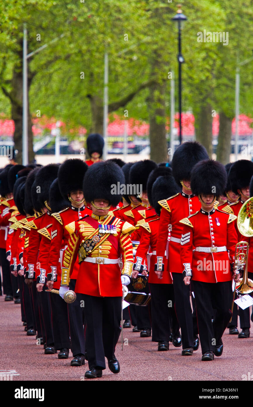 Trooping le prove colore-Londra Foto Stock