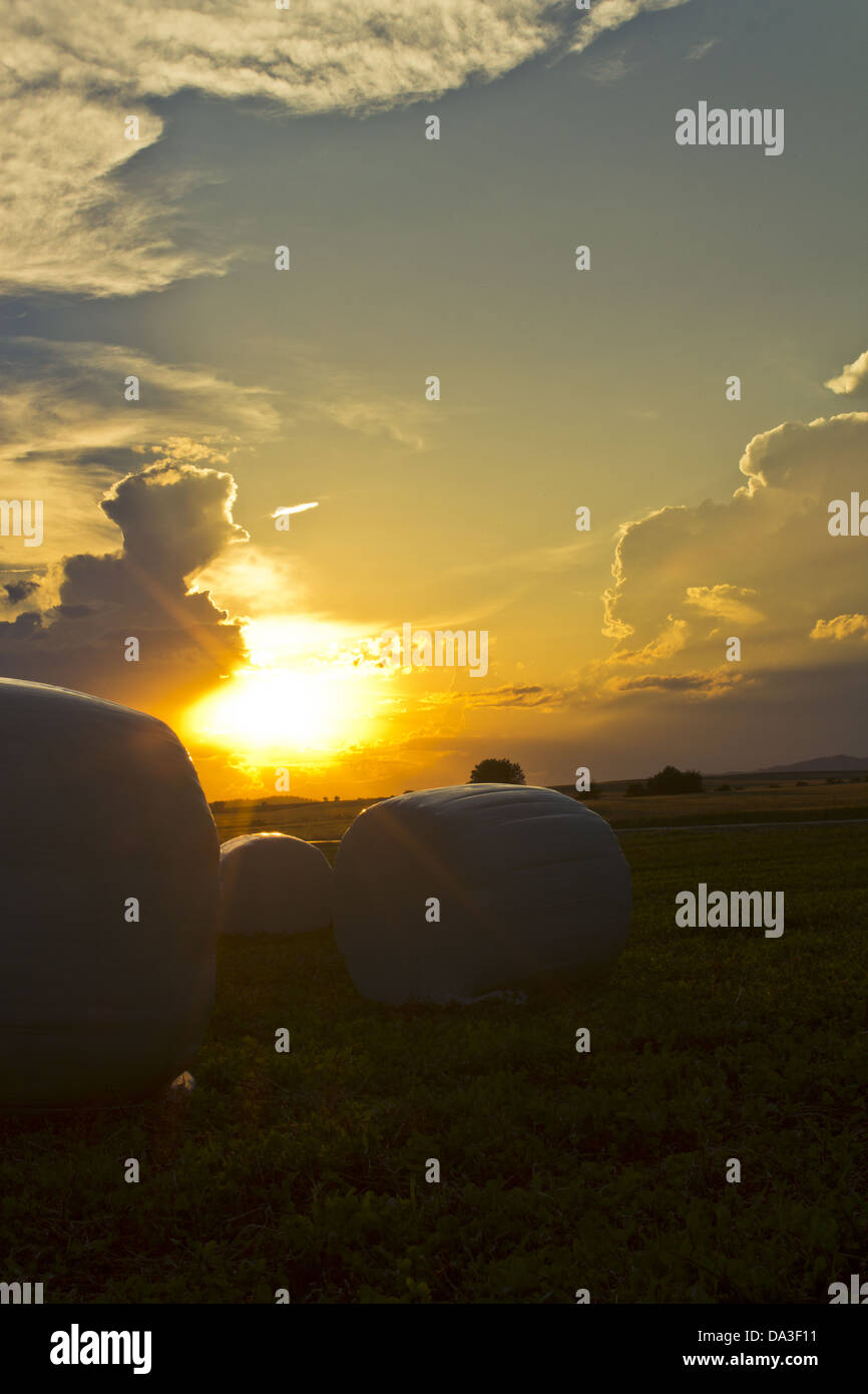 Broumov paesaggio Foto Stock