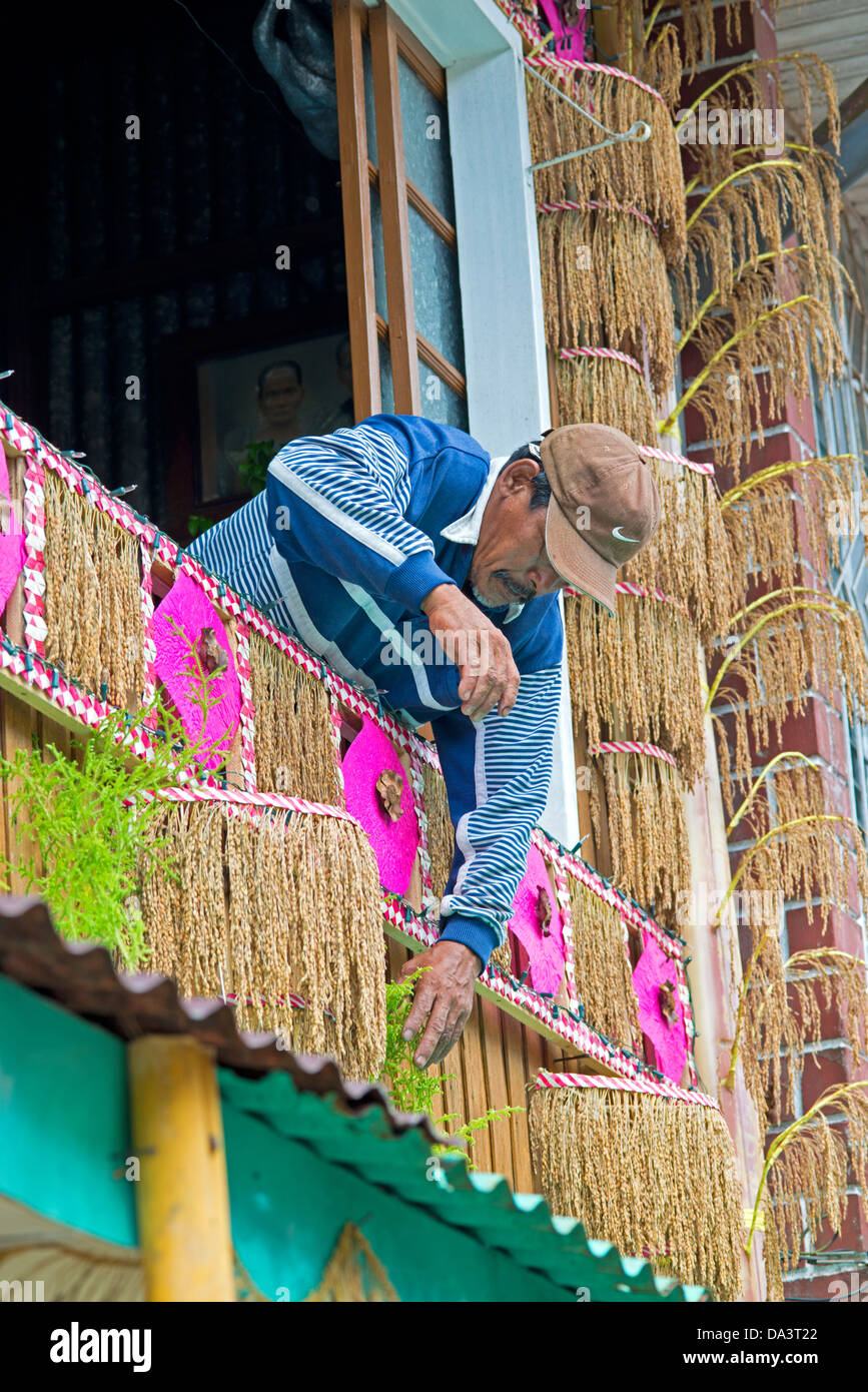 Ringraziamento festa del raccolto nelle Filippine Foto Stock