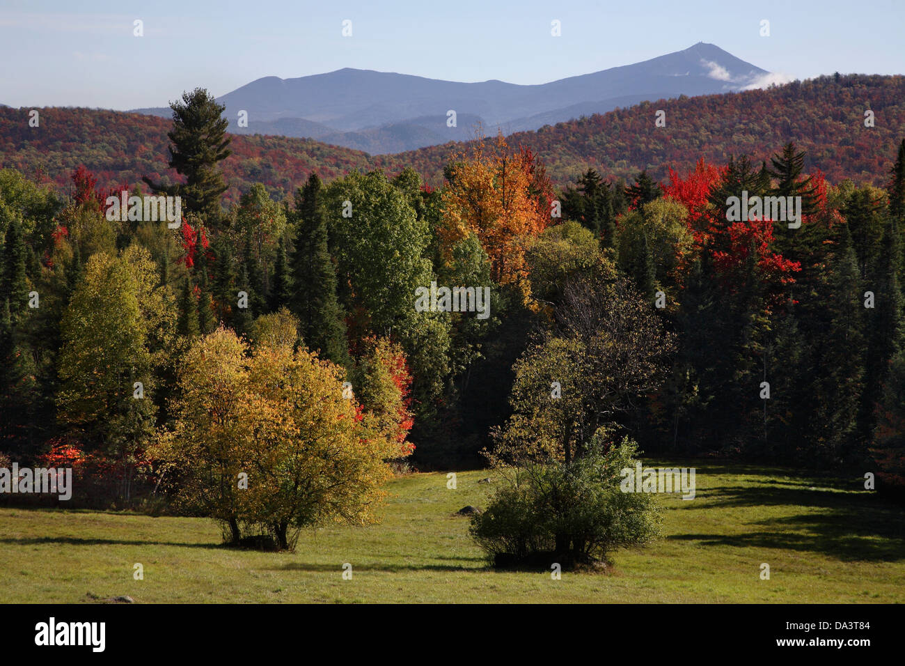 In autunno le Montagne Adirondack dello Stato di New York, Stati Uniti d'America Foto Stock