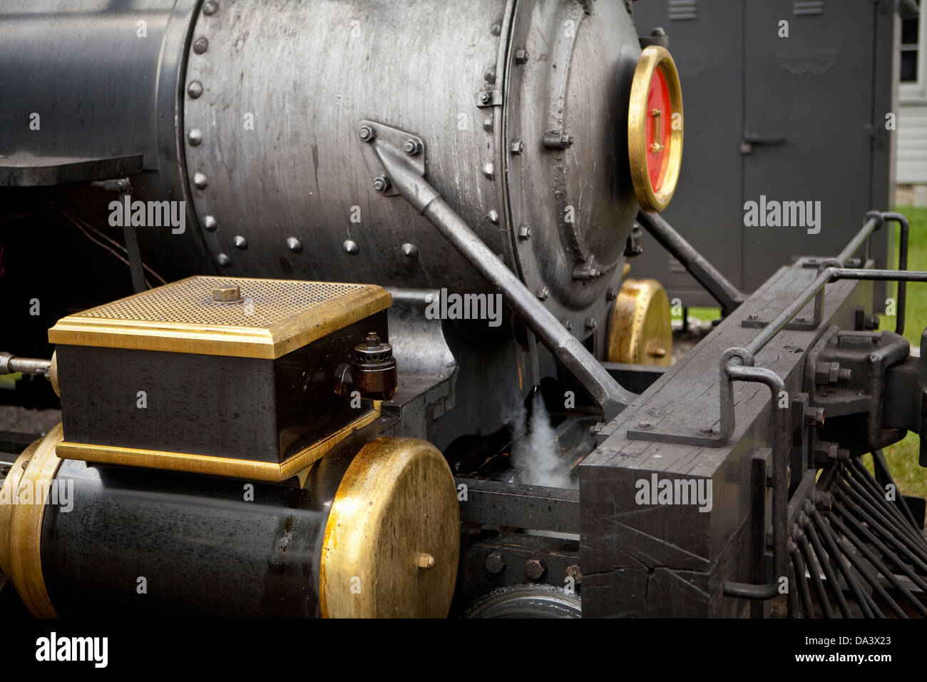 1932 Edison locomotiva a vapore è visto in Dearborn" Greenfield Village a Dearborn, vicino a Detroit (MI) Foto Stock