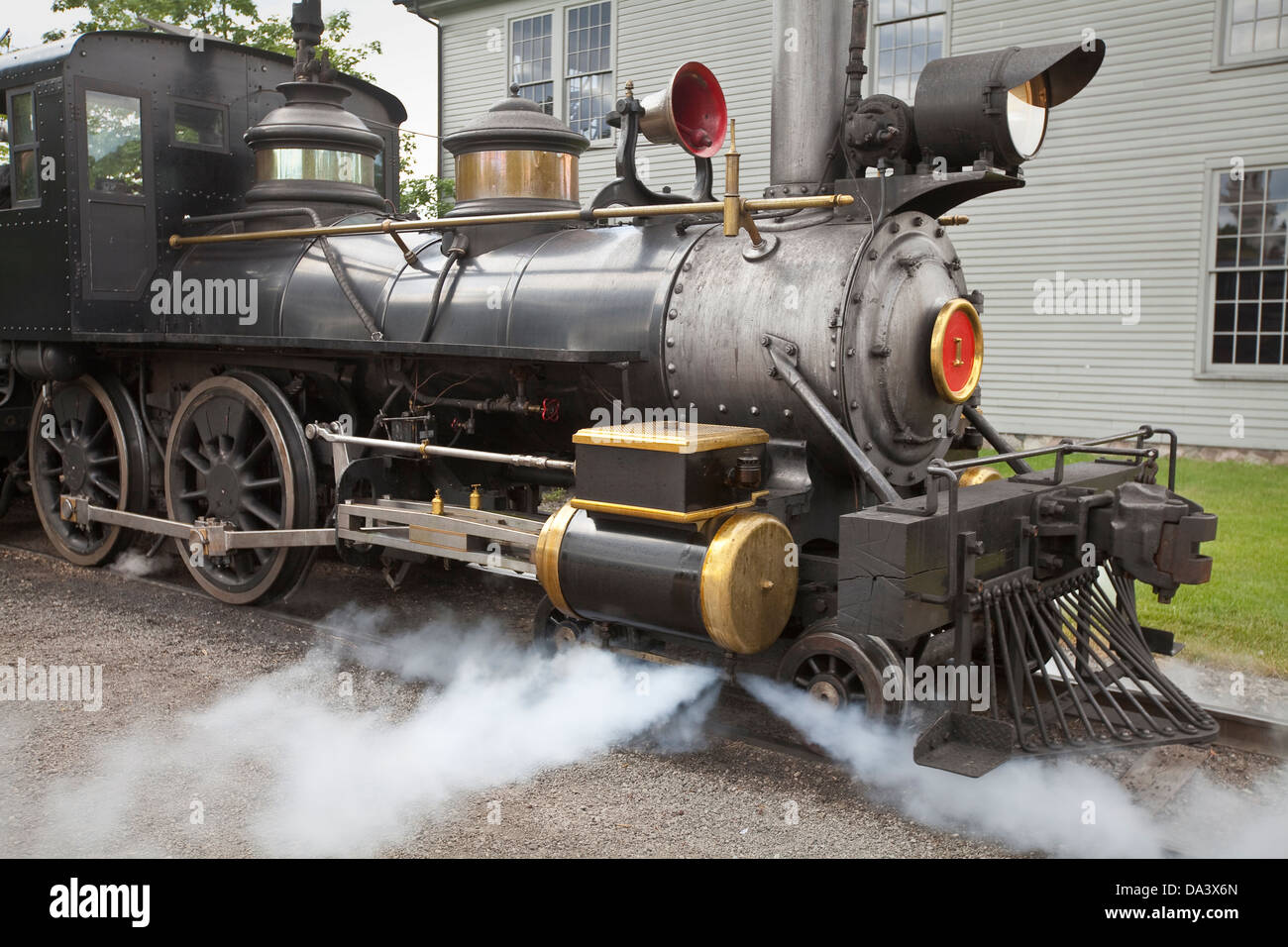 1932 Edison locomotiva a vapore è visto in Dearborn" Greenfield Village a Dearborn, vicino a Detroit (MI) Foto Stock