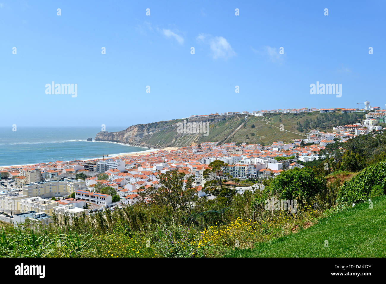 Nazaré Portogallo Foto Stock