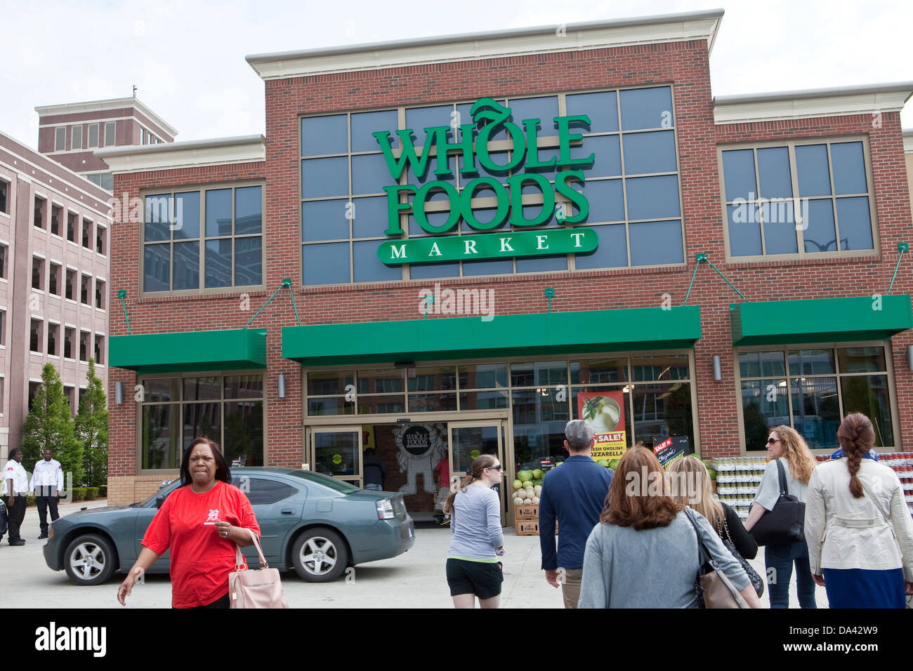Whole Foods Market è visto nel quartiere cittadino di Detroit (MI) Foto Stock