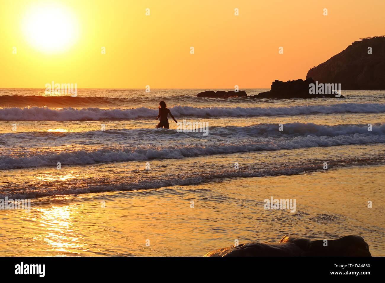 Amaro Beach, Portogallo Foto Stock
