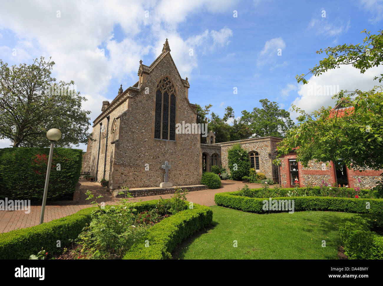 La pantofola cappella sacrario a Houghton St. Giles vicino al Little Walsingham in Norfolk, Inghilterra. Foto Stock