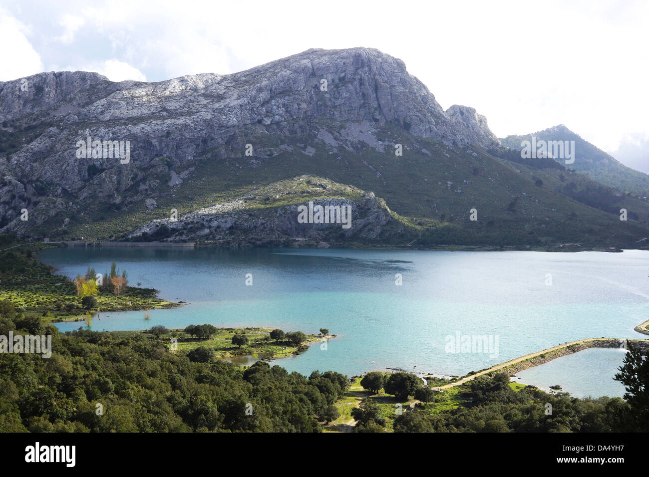 Serbatoio, Serra de Tramuntana tra soller e sa calobra, Mallorca, Spagna Foto Stock