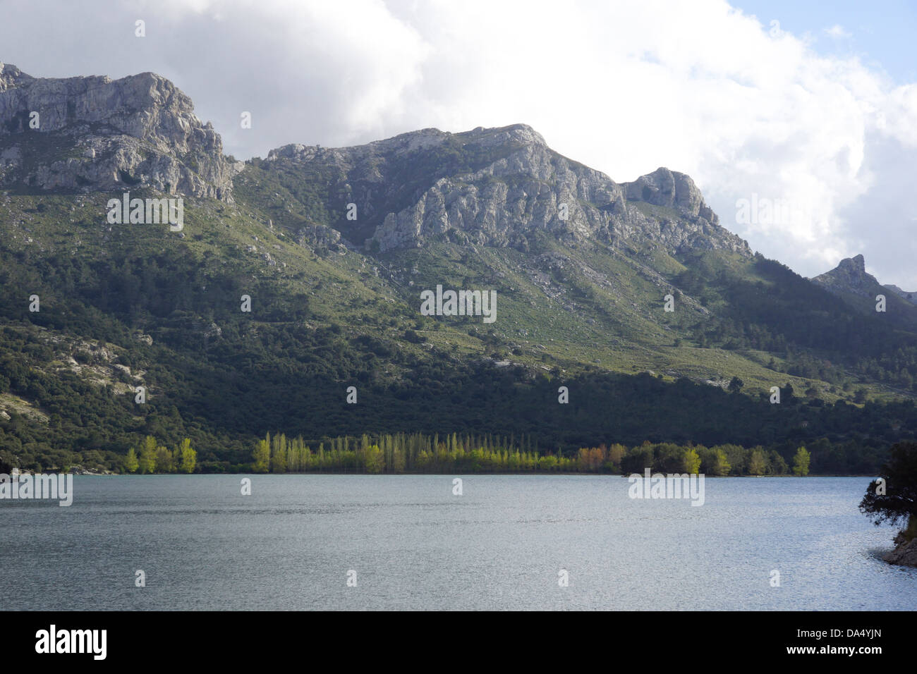 Serbatoio, Serra de Tramuntana tra soller e sa calobra, Mallorca, Spagna Foto Stock
