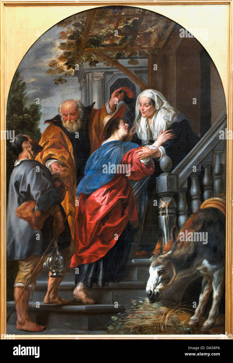 La Visitazione 1642 da Jacob JORDAENS 1593 - 1678 belga Belgio Foto Stock