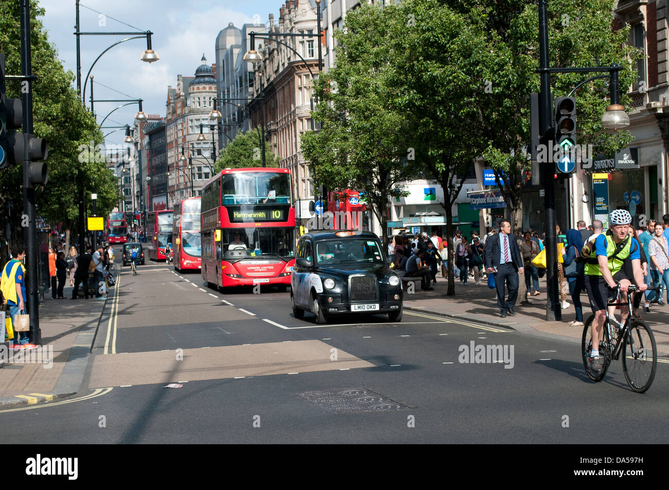 Oxford Street, London, W1, Regno Unito Foto Stock