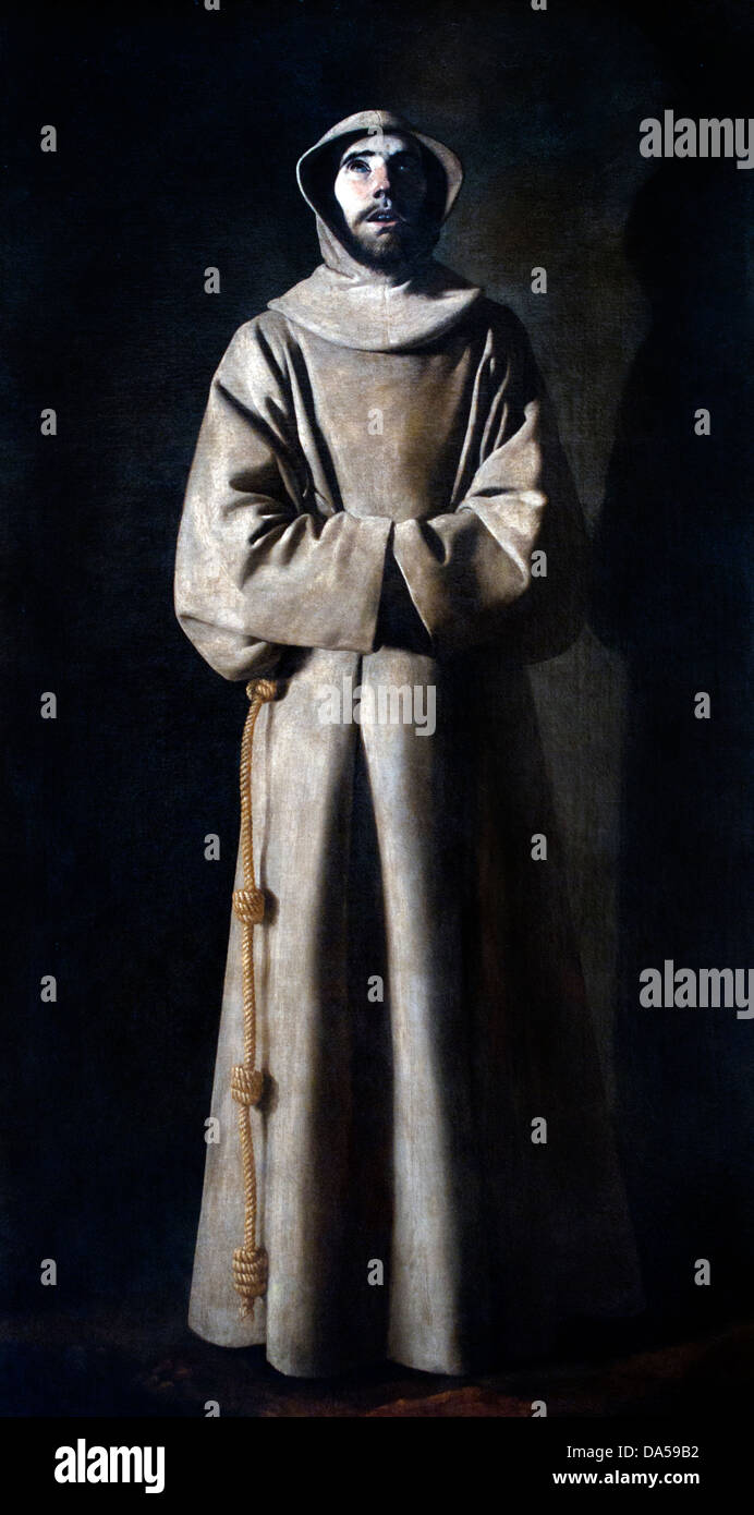 Saint Francois 1659 Francisco de Zurbaran 1598-1644 Spagna - Spagnolo Foto Stock