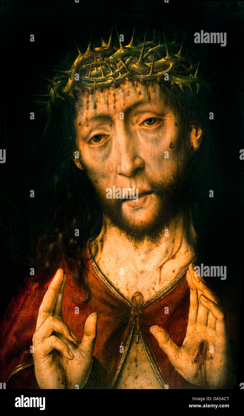 Cristo coronato di spine da Albrecht - combattimenti Aelbrecht 145-1549 olandese Paesi Bassi Leuven belga fiamminga del Belgio Foto Stock