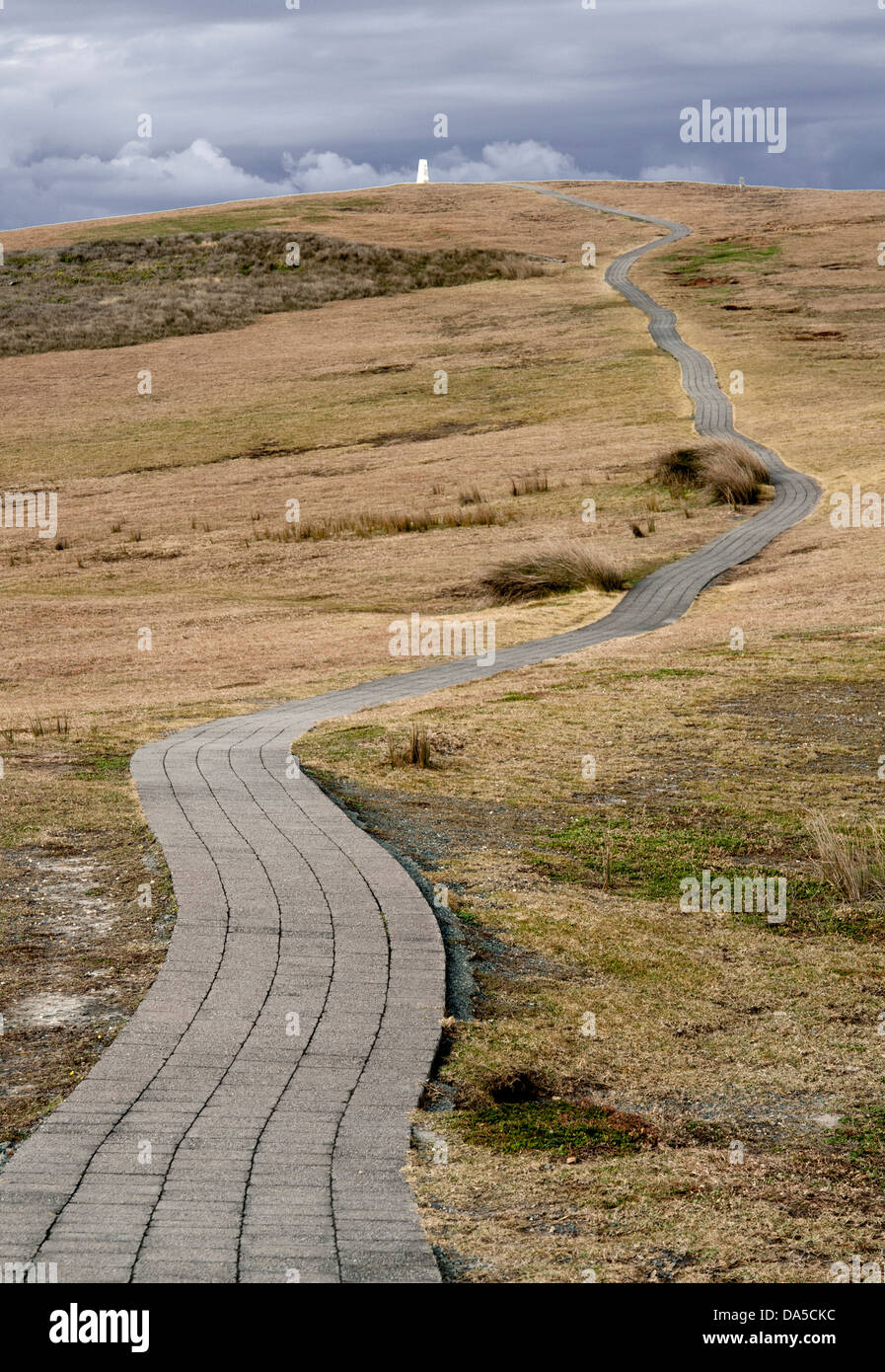 Guarda a me promontorio in Australia, NSW. Un percorso di avvolgimento. Foto Stock