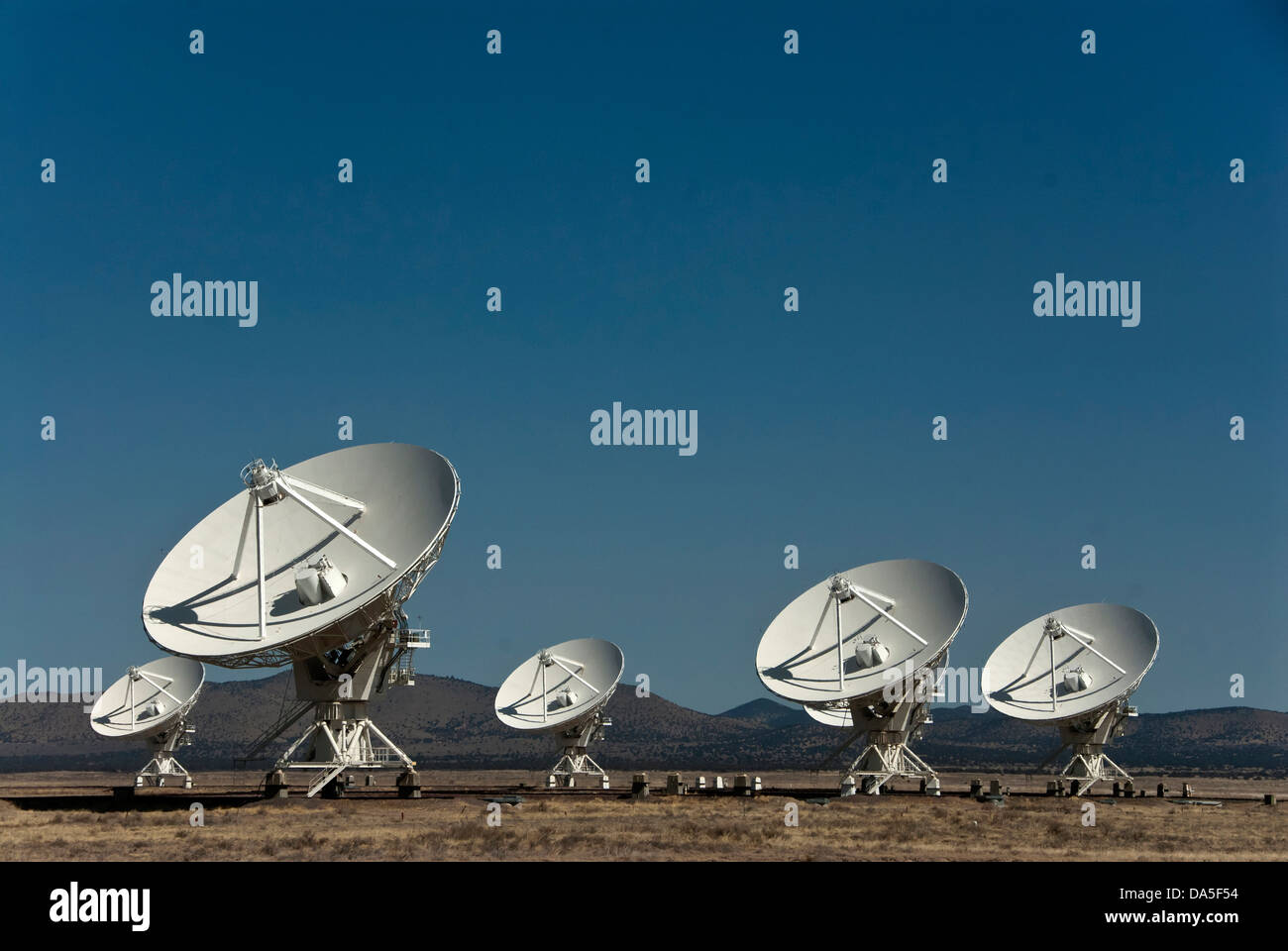 Nazionale, radio, astronomia, osservatorio molto grande schiera, VLA, Socorro, Nuovo Messico, Stati Uniti, Stati Uniti, America, satellite rang Foto Stock