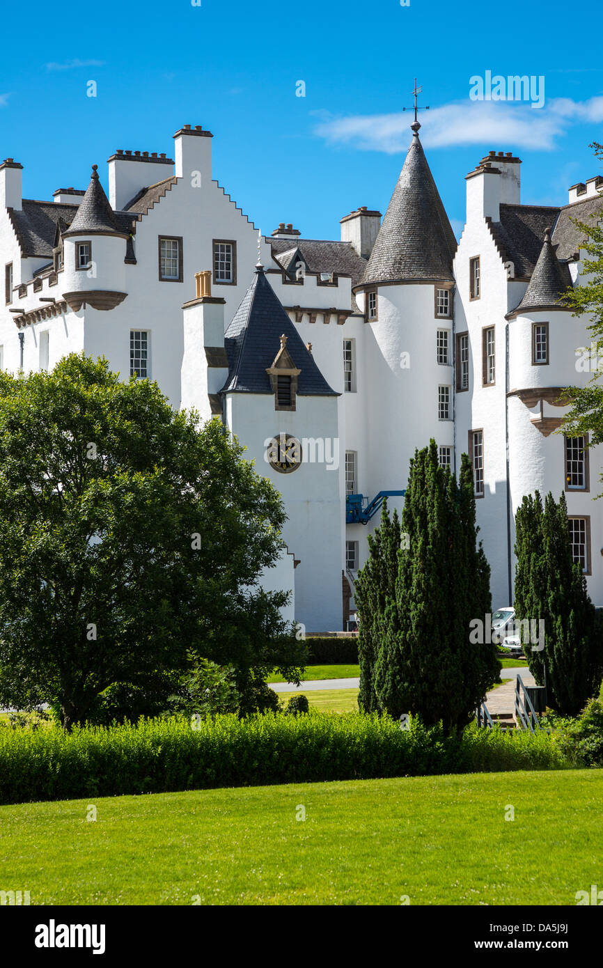 Europa Gran Bretagna, Scozia, Perthshire, Blair Atholl, il castello di Blair. Foto Stock