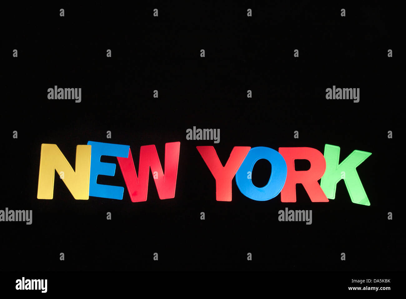 NEW YORK STATI UNITI D'AMERICA SEGNO Foto Stock