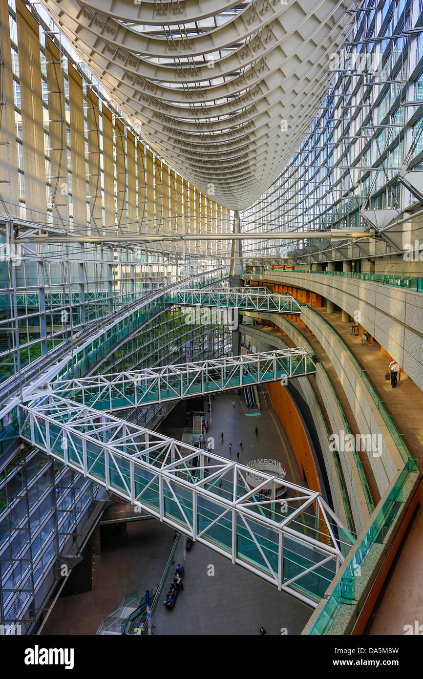 Giappone, Asia, Tokyo, Città, Tokyo Forum, Edificio Marunouchi, distretto, Harajuku, architettura, bridge, edificio, centro, forum, Foto Stock