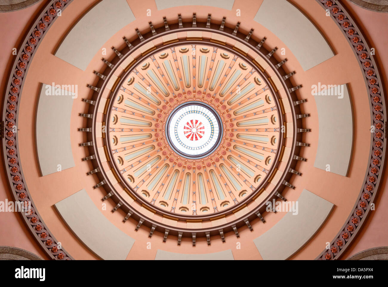 La Rotunda dell'Ohio State Capitol Building in Columbus, Ohio, Stati Uniti d'America. Foto Stock