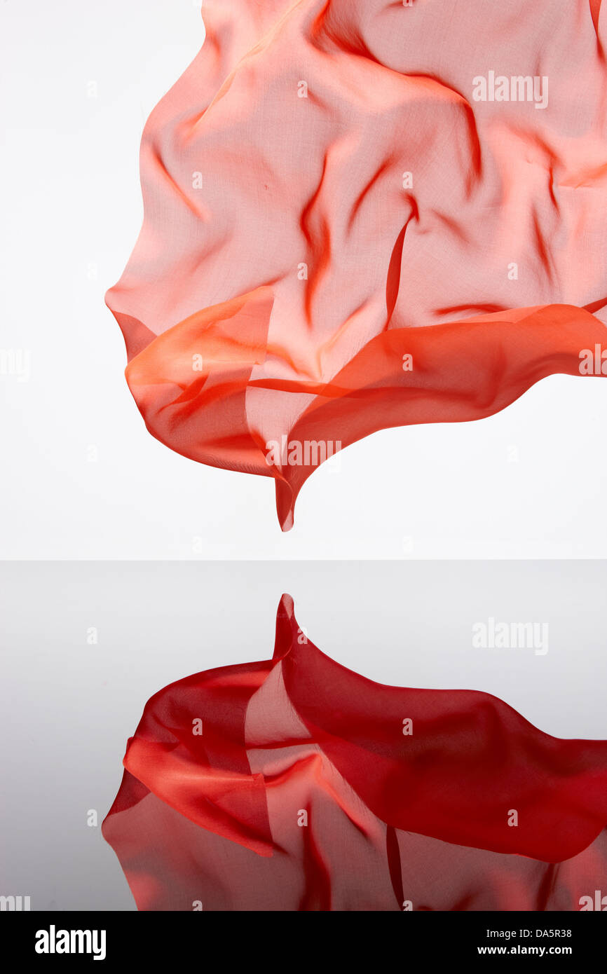 filo spioncino in tessuto chiffon refection Foto Stock