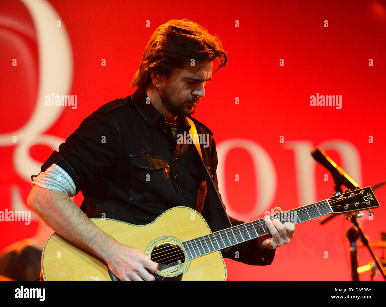 Juanez, nessun modello di rilascio, musica, pop, rock, Svizzera, cantante, Basilea, AVO Session, 2012, chitarra, Foto Stock