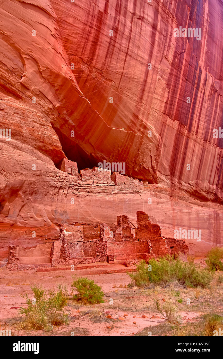 Stati Uniti d'America, Stati Uniti, America, Arizona, American, Southwest Canyon De Chelly, Spider Rock, monumento nazionale, riserva Navajo, Foto Stock