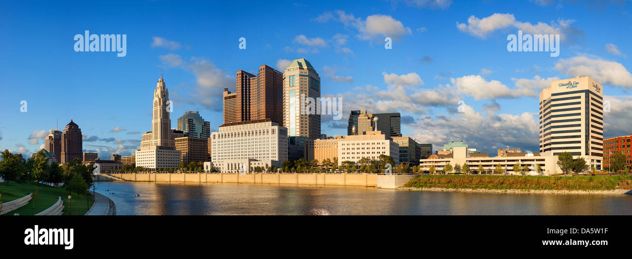 Il Columbus, Ohio skyline Foto Stock