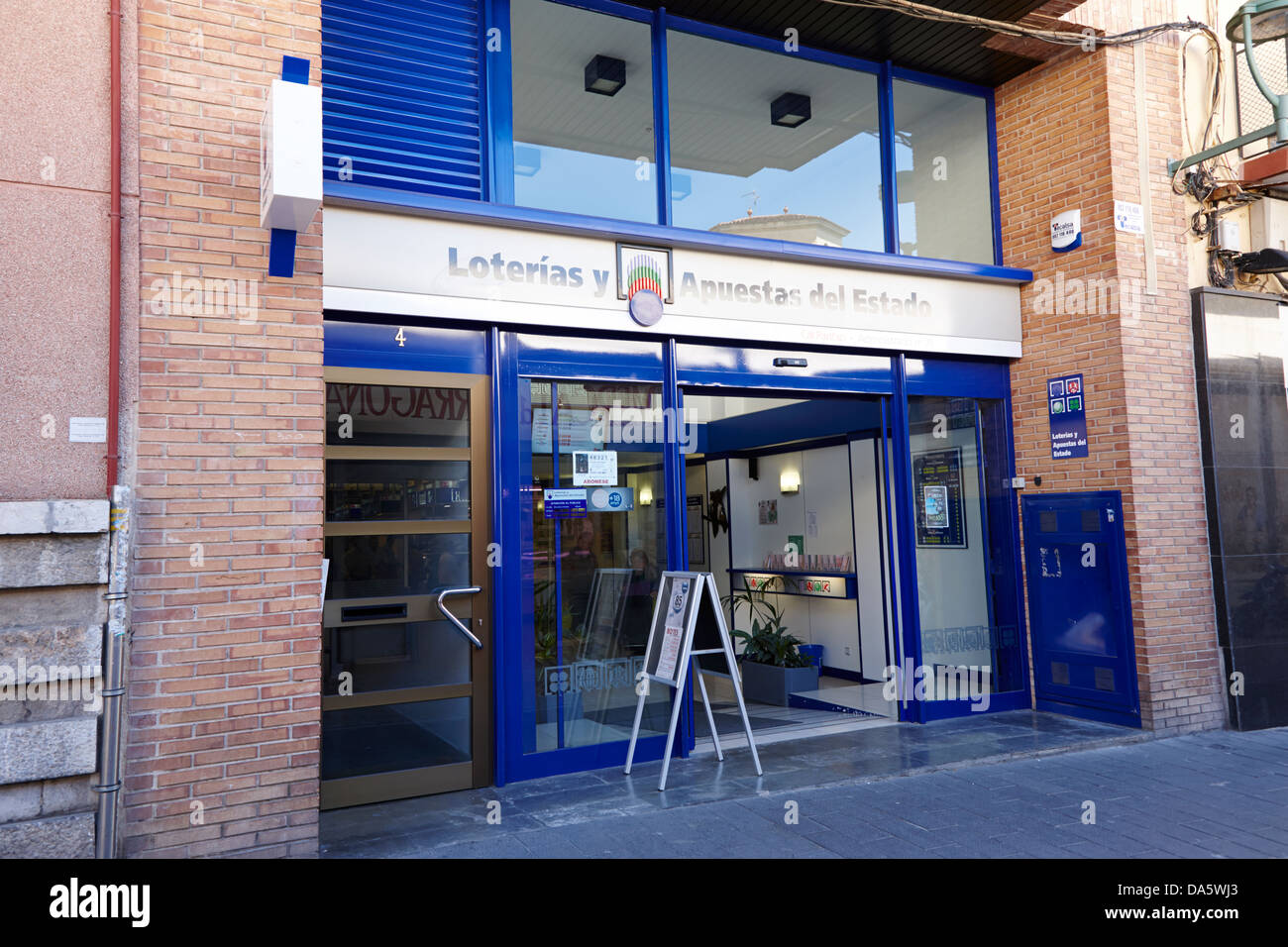 Loterias y apuestas del estado uffici Tarragona Catalogna Spagna Foto Stock