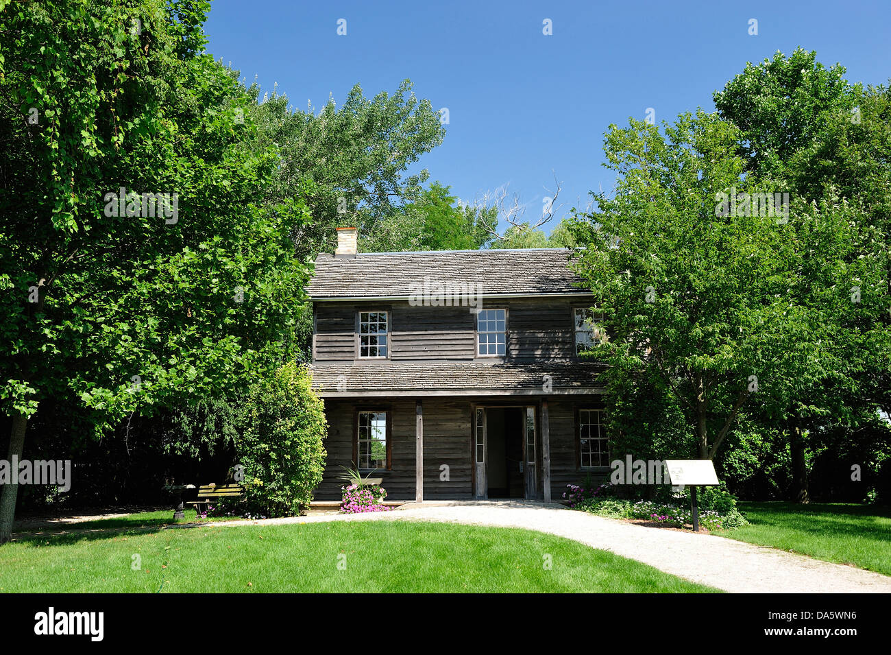 Canada, Dresda, Henson House, Josiah Henson, Ontario, Viaggi, Capanna dello zio Tom Zio Tom, edificio storico edificio, histor Foto Stock