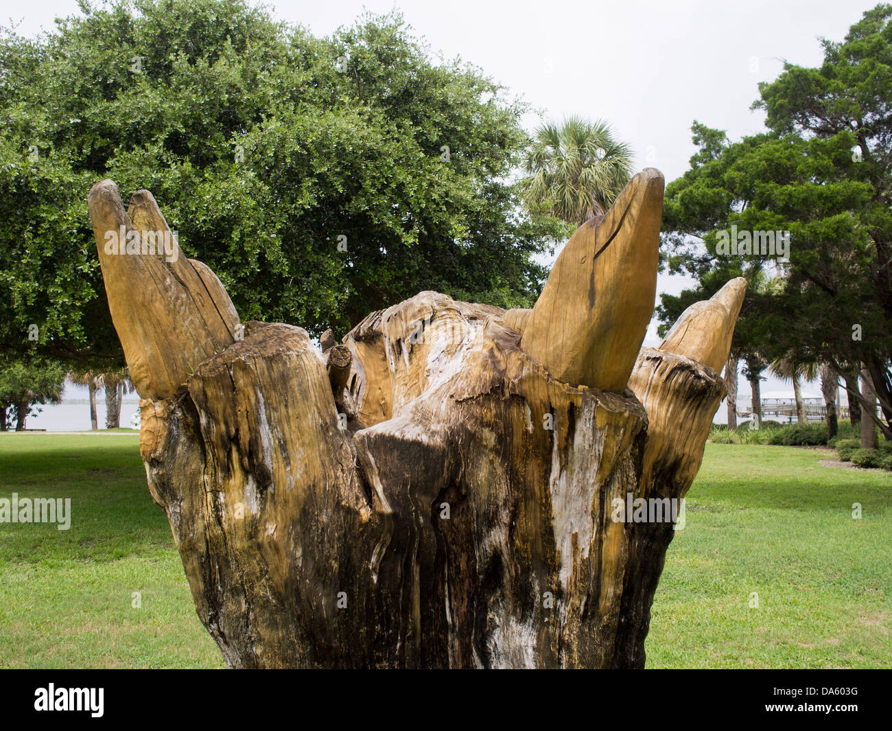 Ryckman Park di Melbourne Beach in Florida Foto Stock