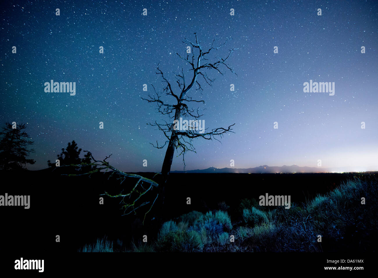 Pacific Northwest, Cascade Mountains, Oregon, Stati Uniti d'America, Stati Uniti, America Centrale, Oregon, Stati Uniti d'America, Stati Uniti, America, luce po Foto Stock