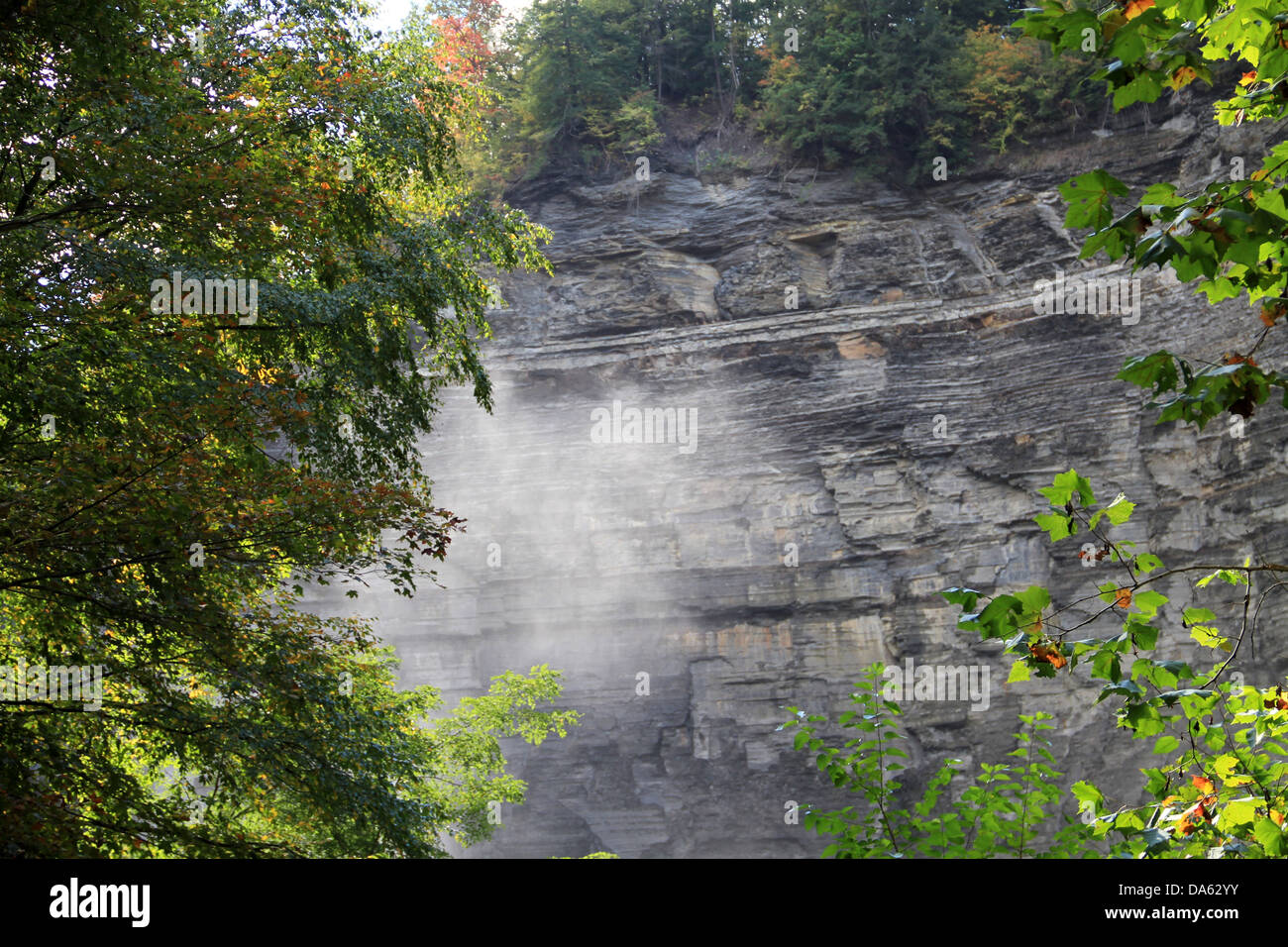 Cascata di nebbia Foto Stock