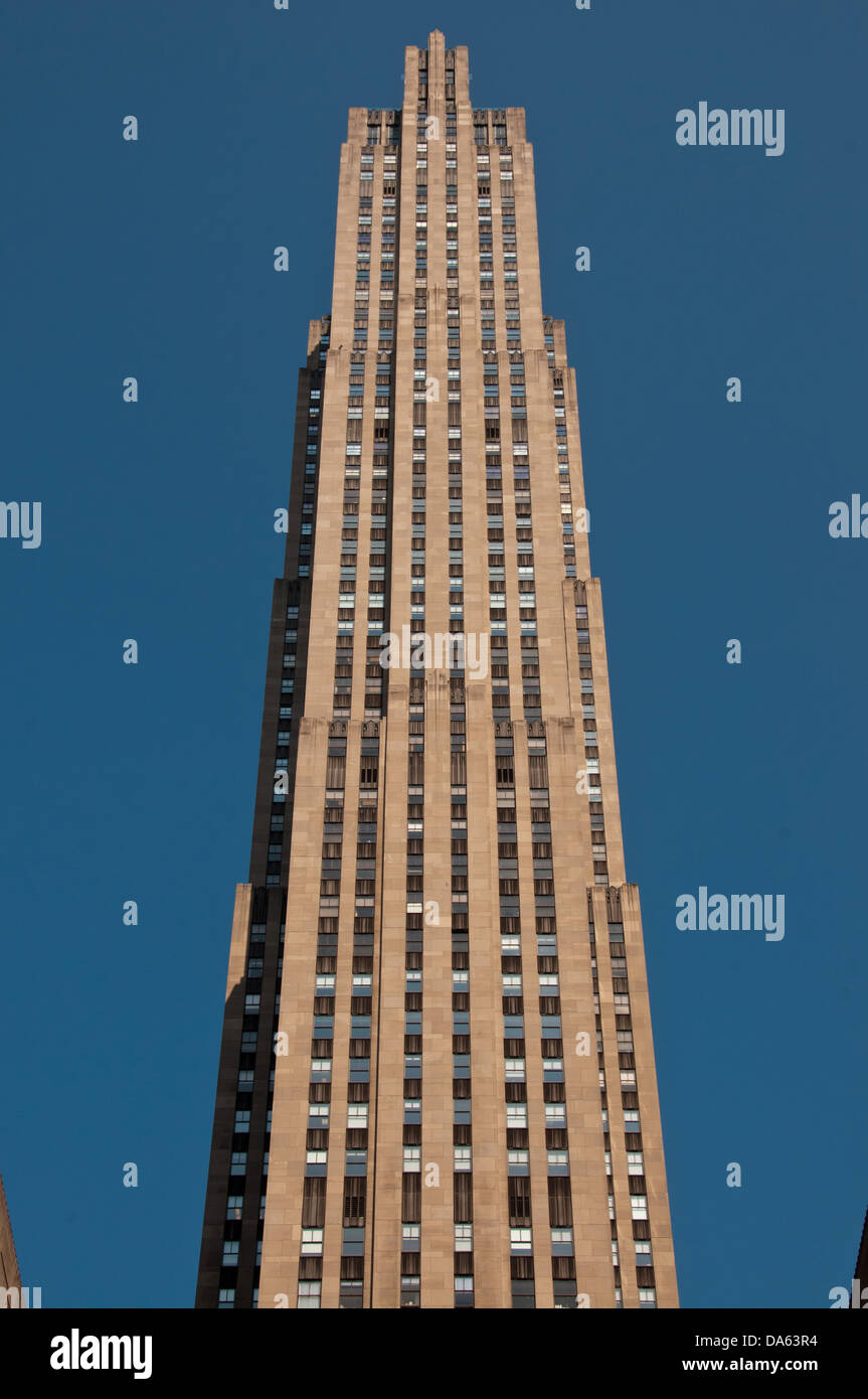 Il Rockefeller Center, Midtown Manhattan, New York, città, USA, America del Nord, America, la costruzione, la costruzione, Foto Stock