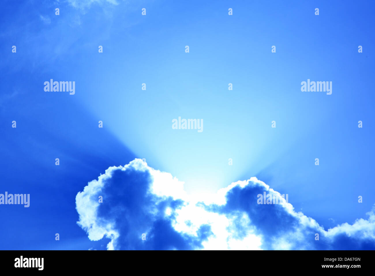 Sunbeam, Natura, Cloud, Sky, drammatico, Scenic, Svizzera, Europa, Ticino, Giorno, nessun popolo, orizzontale, sky, sun Foto Stock