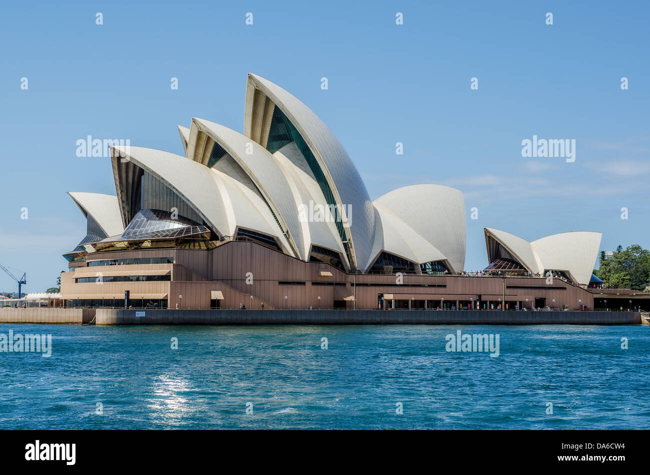 La maestosa Opera House di Sydney Foto Stock