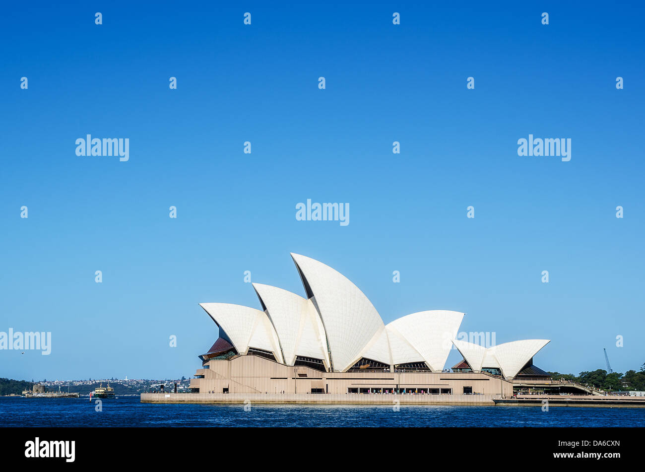 Il maestoso Sydney Opera House . Foto Stock