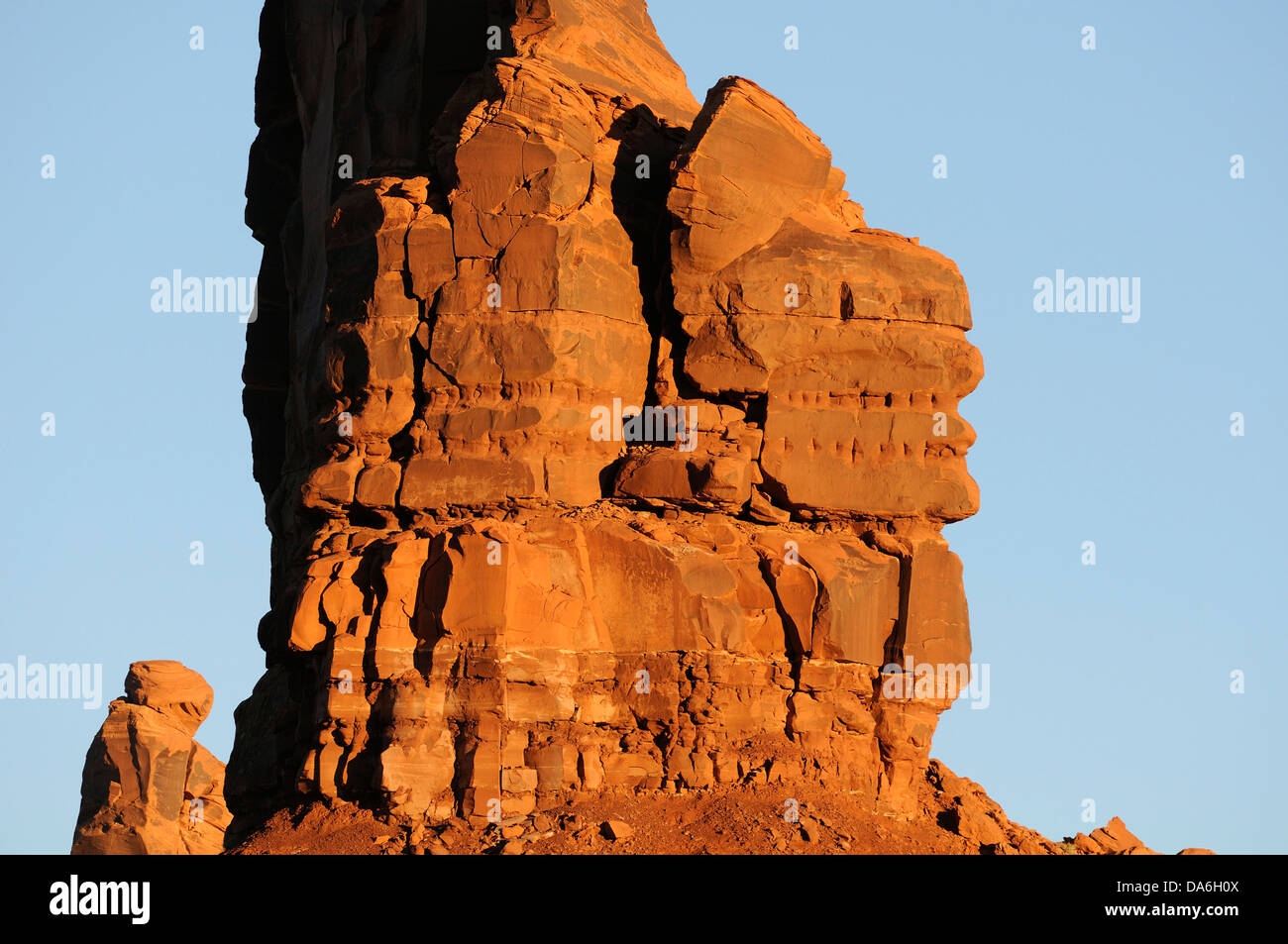 Stati Uniti d'America, Stati Uniti, America, Arizona, Kayenta, Nord America, Sud-ovest, Arizona Monument Valley, rocce, erosione, natura, rock Foto Stock