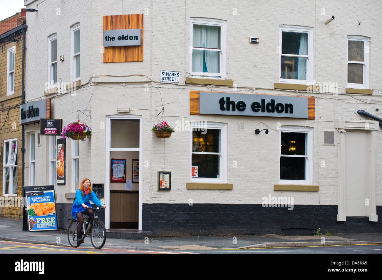 Il ELDON pub vicino uni in Leeds West Yorkshire England Regno Unito Foto Stock