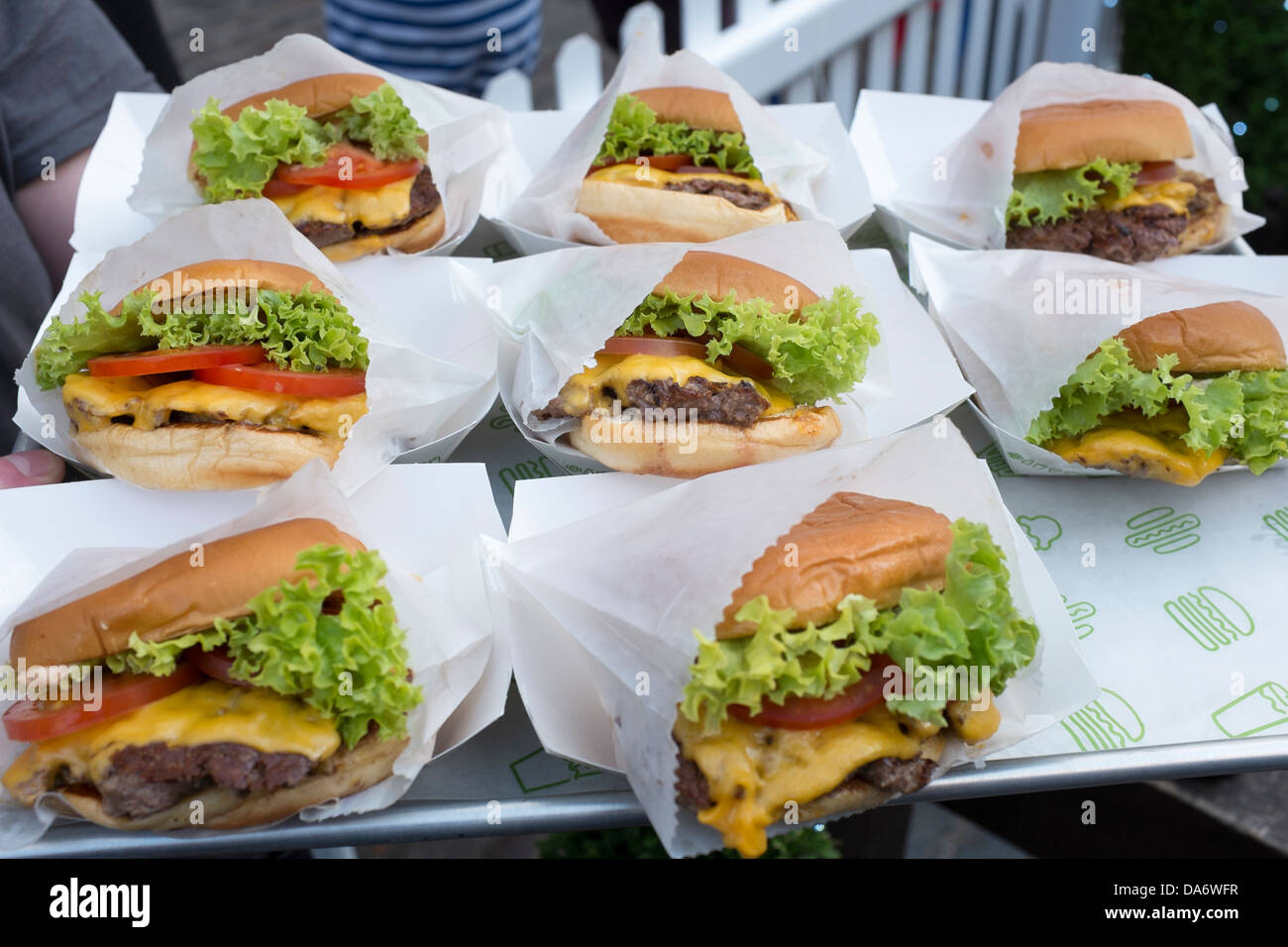 Shake Shack Hamburger Covent Garden di Londra Foto Stock