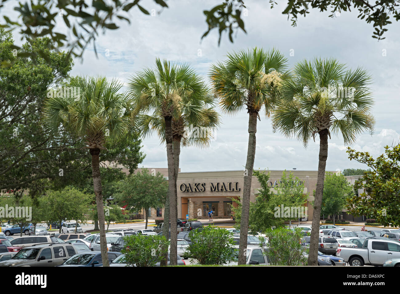 Oaks Mall è un grande regionale area dello shopping a Gainesville, Florida. Foto Stock