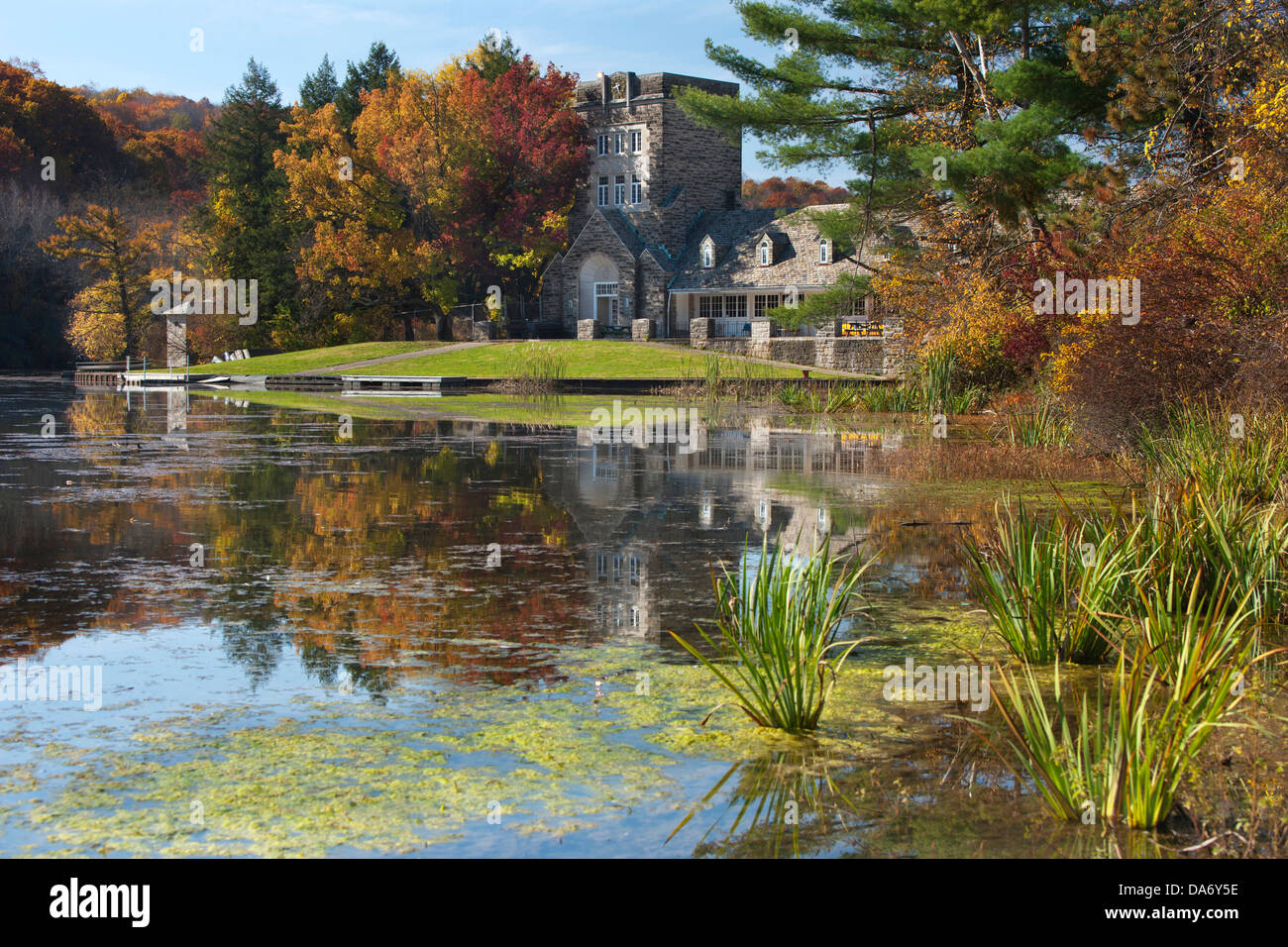 Casa-barca nord parco lago WEXFORD contea di Allegheny PENNSYLVANIA USA Foto Stock