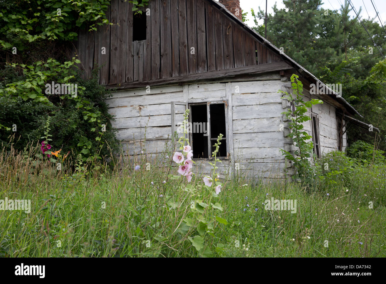 Cottage di botte in Liw, Polonia Foto Stock