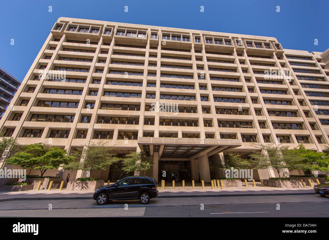 WASHINGTON, DC, Stati Uniti d'America - Fondo Monetario Internazionale edificio, noto anche come il Fondo monetario internazionale. Foto Stock