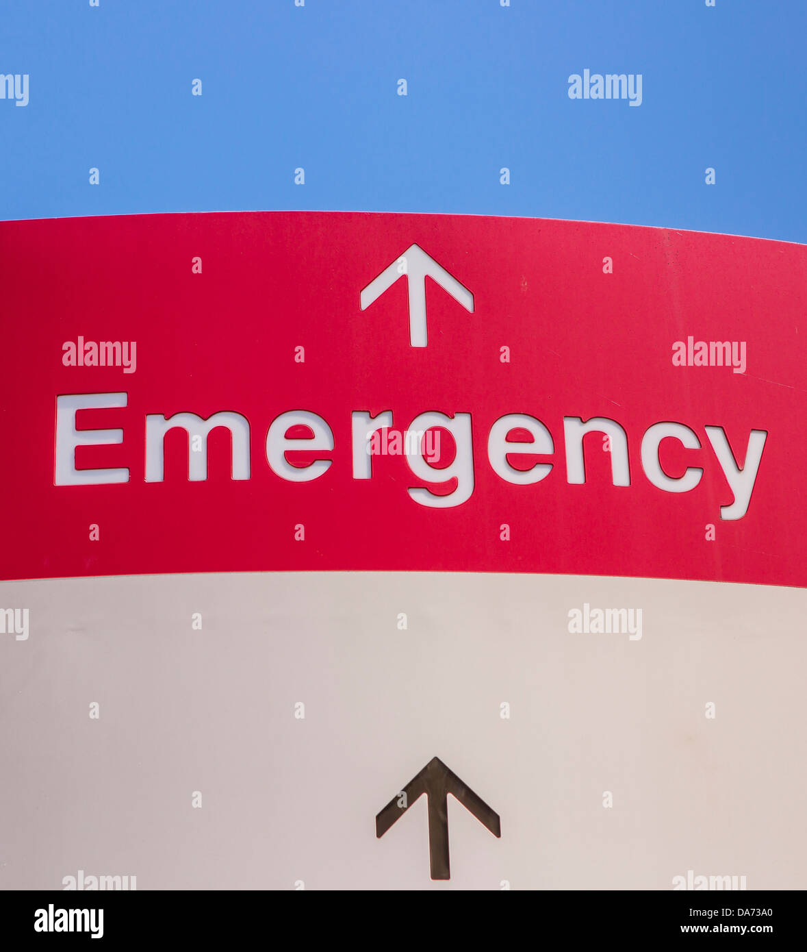 WASHINGTON, DC, Stati Uniti d'America - segno di emergenza presso la George Washington University Hospital. Foto Stock