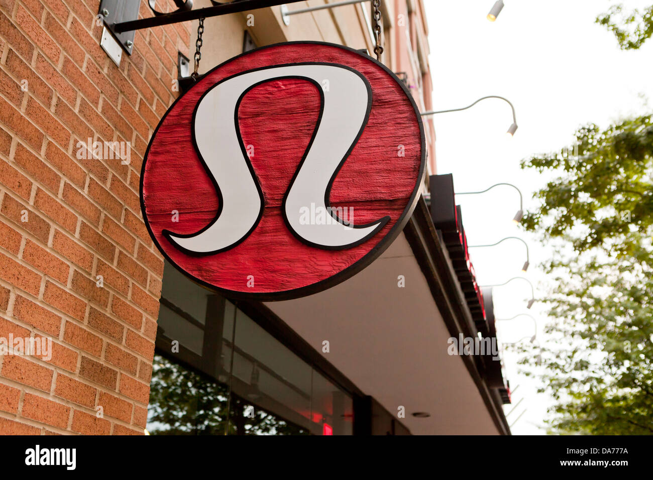 Lululemon Athletica segno dello store Foto Stock