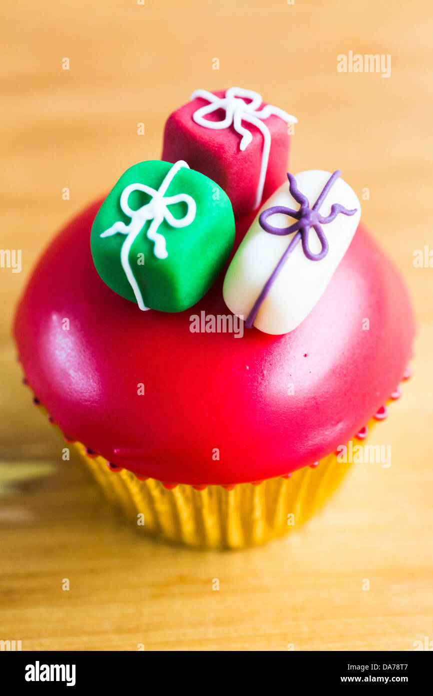 Natale Cup cake Foto Stock