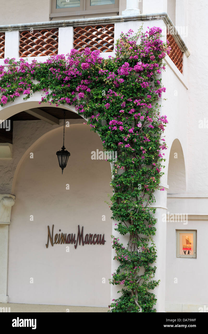 Neiman Marcus Store su Worth Avenue,Palm Beach, Florida, STATI UNITI D'AMERICA,l'America del Nord Foto Stock
