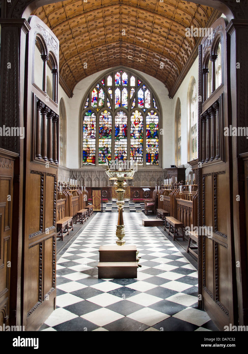 Ingresso alla Cappella di Wadham ha College di Oxford 1 Foto Stock
