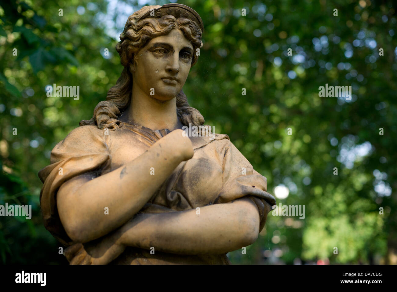 Euterpe, la musa della musica strumentale Foto Stock