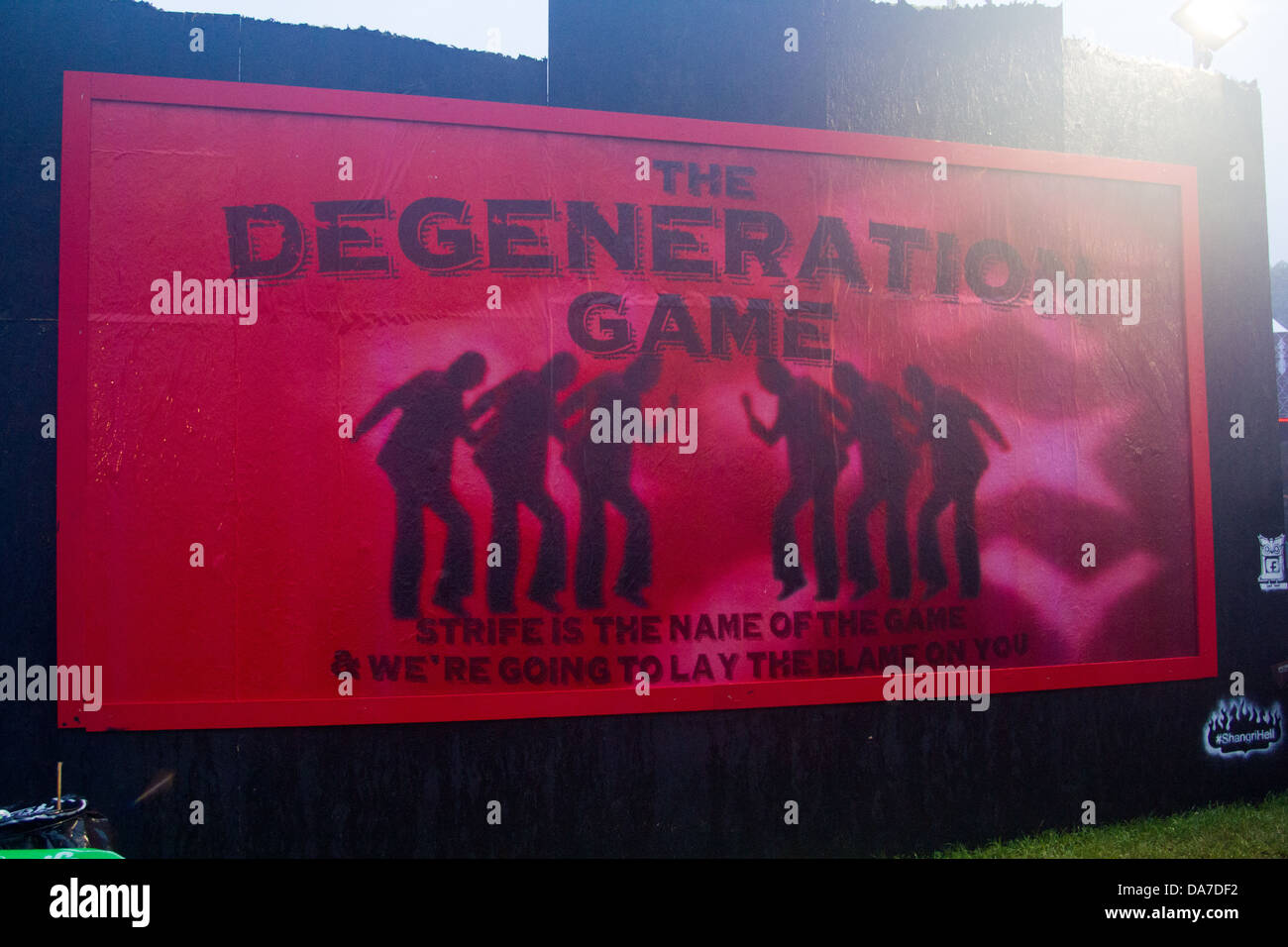 Shangri-la al Glastonbury Festival 2013, Somerset ,l'Inghilterra, Regno Unito Foto Stock