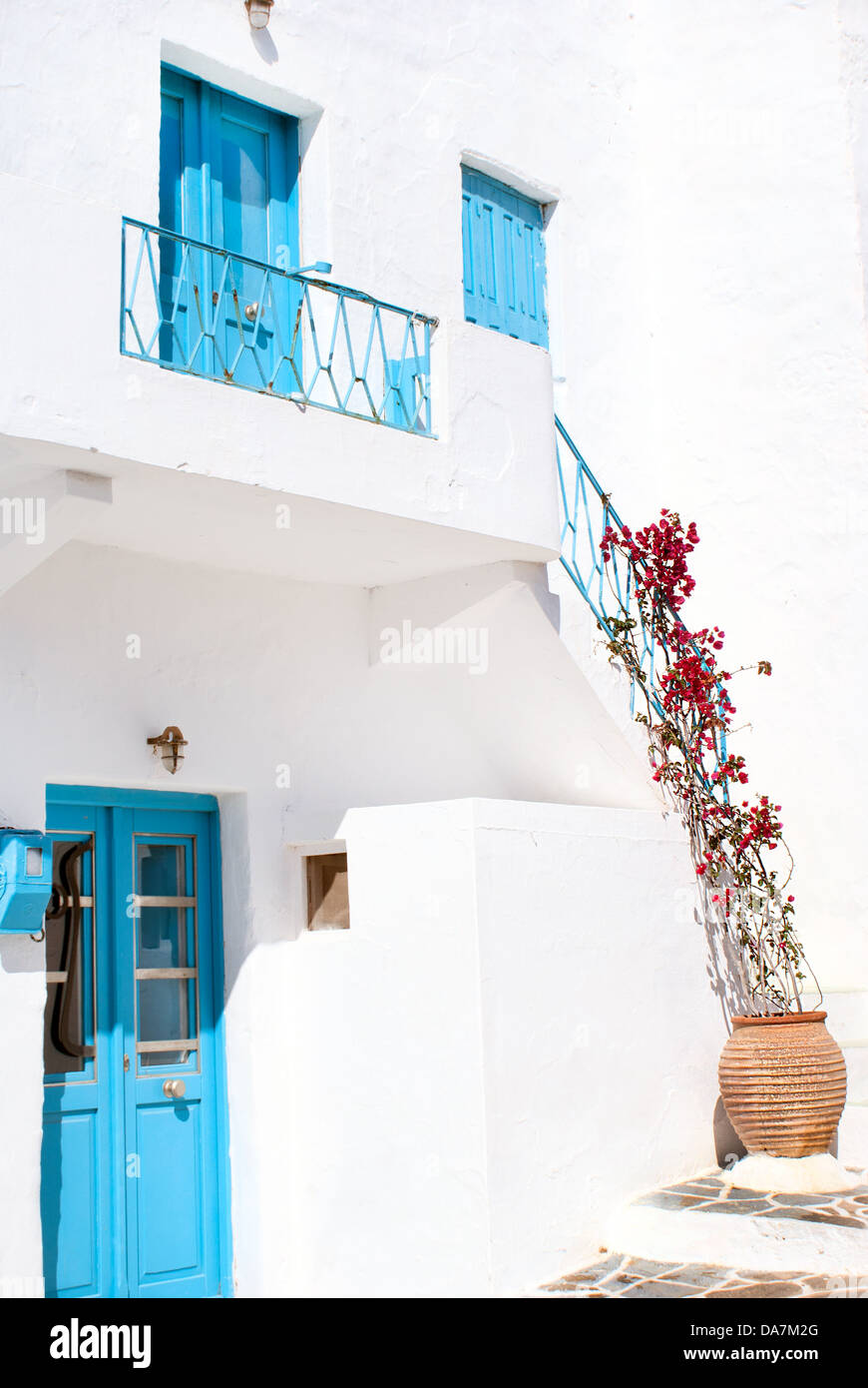 Tradizionale casa greco su Sifnos Island, Grecia Foto Stock